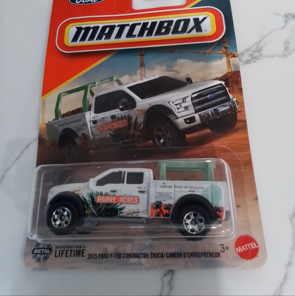 Match Ford F-150 Contractor Truck Toy